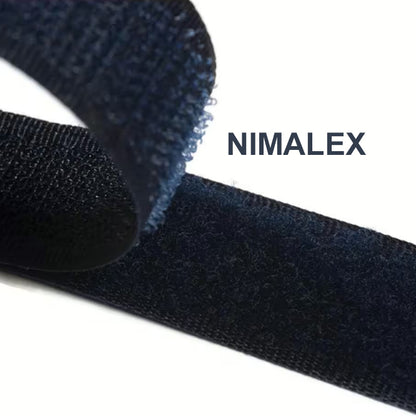 20 cm Klettband / Klettverschluss zum Annähen | 20 mm breit | 1 Stück Hakenband + 1 Stück Flauschband