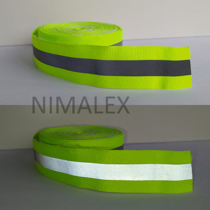 Reflektorband zum Aufbügeln 25 mm breit