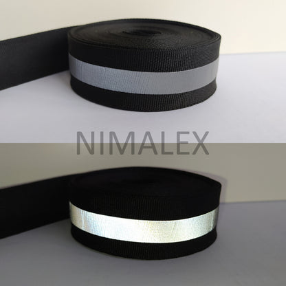 Reflektorband zum Aufbügeln 25 mm breit