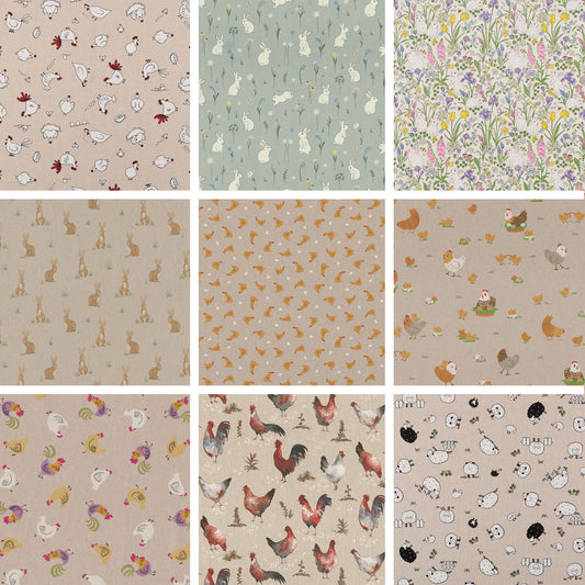 Ostern - Frühling - Sommerstoffe Halbpanama 140 cm breit | Dekostoffe zur Auswahl