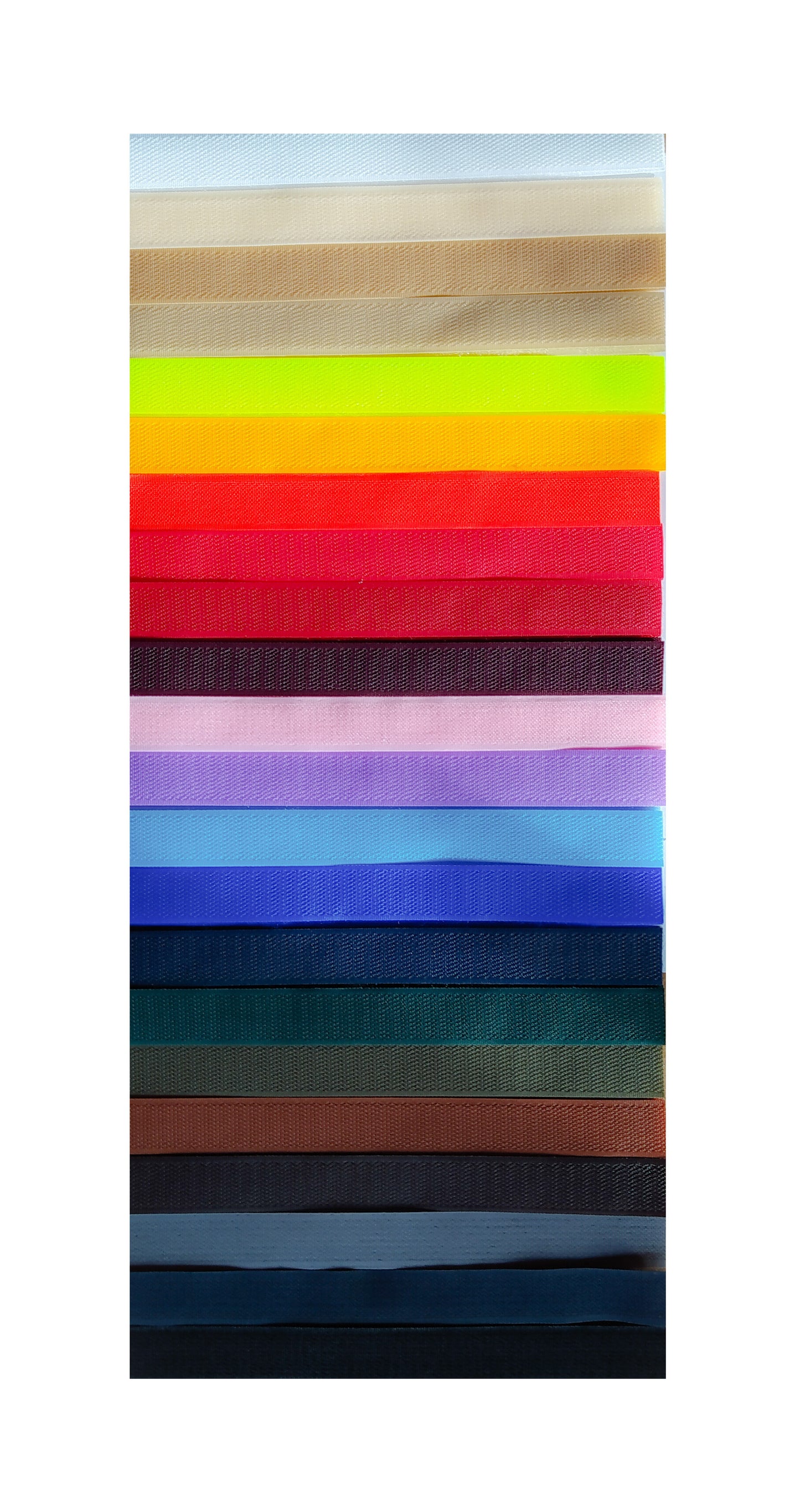 20 cm Klettband / Klettverschluss zum Annähen | 20 mm breit | 1 Stück Hakenband + 1 Stück Flauschband