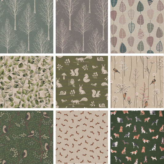 Frühling - Sommerstoffe Leinenoptik Halbpanama | 140 cm breit | Dekostoffe zur Auswahl | Pflanzenstoffe / Tierstoffe