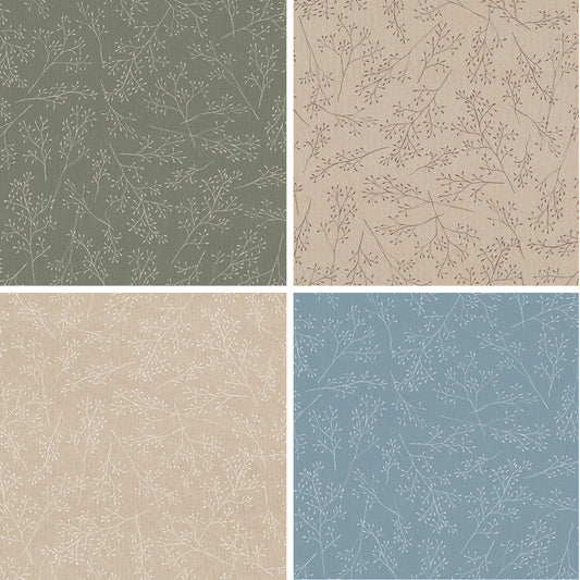 Vier-Jahreszeiten Dekostoffe - Halbpanama 140 cm breit - Leinenoptik - zur Auswahl