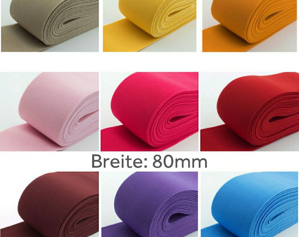 Gummiband, 80 mm breit