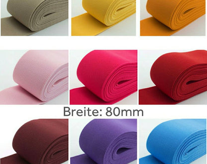 Gummiband, 80 mm breit